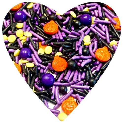 Vista 5 de COOL MOM SPRINKLES Gránulos de Halloween (3.5 onzas) – Gránulos temáticos de Halloween para decorar pasteles, cupcakes, galletas y postres – Spiders