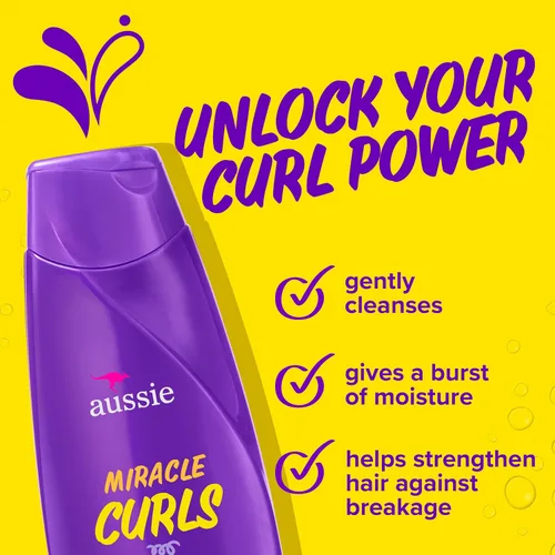 Vista 3 de Aussie Champú Miracle Curls, 12.1 onzas