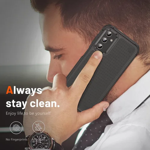 Vista 7 de Funda diseñada para Samsung Galaxy A14 5G, regalo 2 en 1, protección contra caídas de grado militar, resistente a prueba de golpes, para Galaxy A14