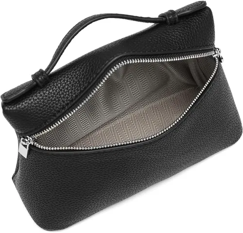 Vista 6 de Afashor Bolsos con asa superior de moda para mujer, bolso de hombro de cuero suave