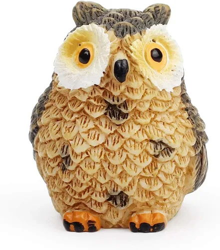 Vista 5 de Figuras de animales del bosque para decoración de tartas, juego de figuras de juguete de criaturas del bosque (5 piezas de animales del bosque)