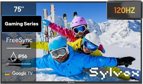 Vista 16 de SYLVOX Outdoor TV, 65" Smart Waterproof Outdoor TVs, 1000 Nits Ultra Bright