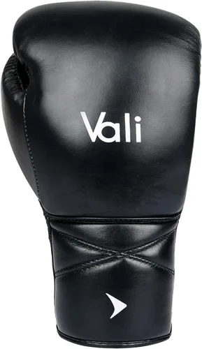 Vista 2 de Vali Lancer - Guantes de boxeo y MMA de cuero con cordones para profesionales