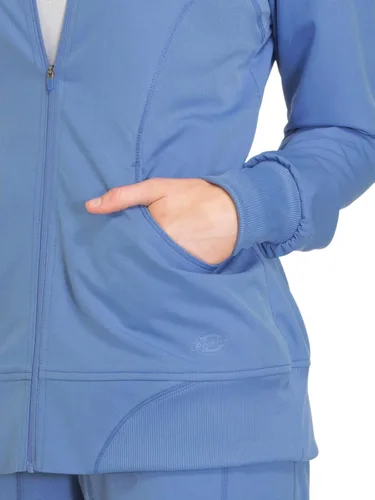 Vista 3 de Dickies Dynamix DK330 Chaqueta para mujer con cierre frontal, de calentamiento, color sólido.