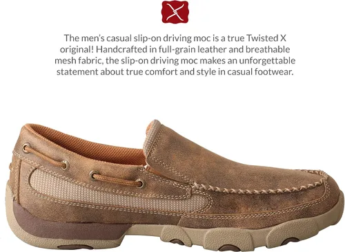 Vista 2 de Twisted X Men's Original Slip-On Driving Moc
