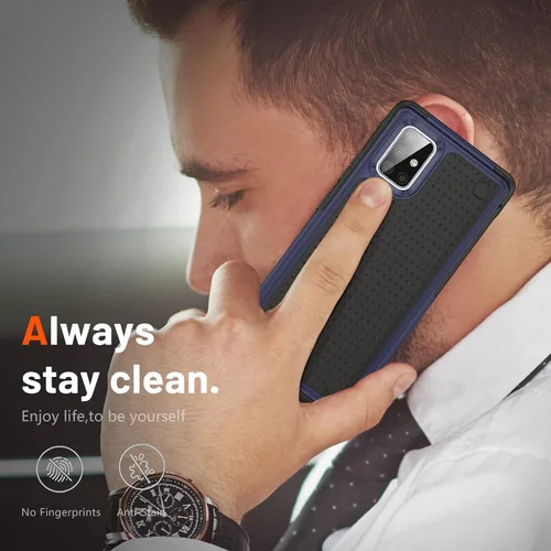 Vista 316 de Jeylly Compatible con Samsung Galaxy A22 5G Funda, Funda Samsung A22 5G con 2pcs protectores de pantalla de vidrio templado
