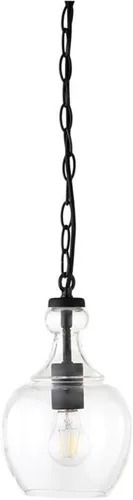 Vista 14 de Henn&Hart Lámpara colgante de 11 pulgadas con cable ajustable de 6 pies Negro