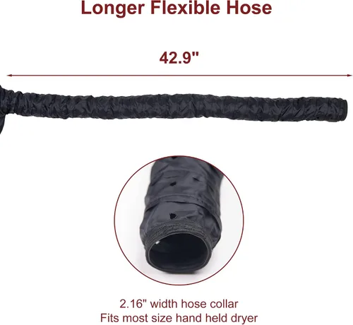 Vista 3 de Accesorio para secador de pelo para mujer: gorra de acondicionamiento profundo ajustable extra grande para cabello rizado natural, uso doméstico