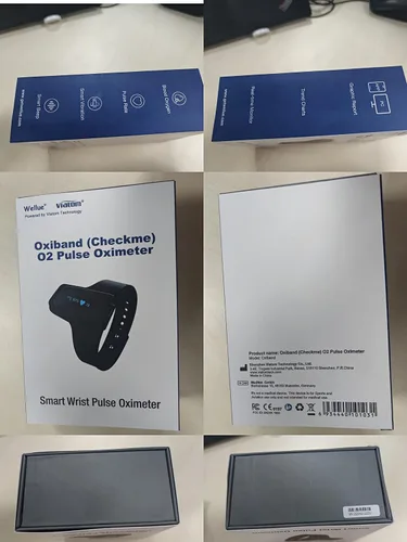 Vista 8 de Wellue Oxímetro de pulso O2 con recordatorio inteligente Monitor de saturación de oxígeno en sangre para SpO2 y seguimiento de frecuencia cardíaca