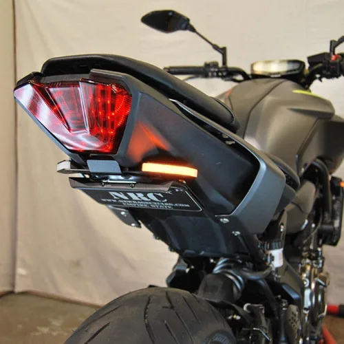 Vista 8 de New Rage Cycles Eliminador de guardabarros compatible con Yamaha MT-07 (2018-presente) Relé intermitente LED 2018-2020
