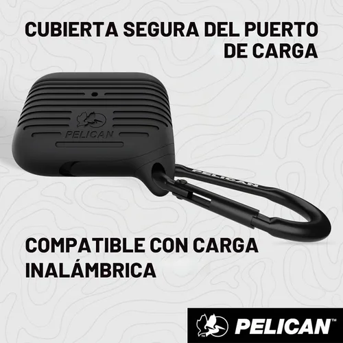 Vista 5 de Pelican Protector Series - Funda para AirPods Pro 3 con mosquetón