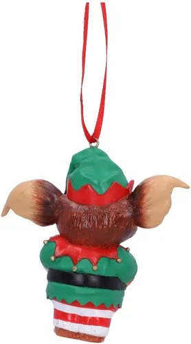 Vista 4 de Nemesis Now Adorno colgante de elfo Gizmo con licencia oficial de Gremlins, verde, 3.7 in