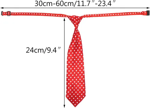 Vista 3 de Segarty Corbatas para perros grandes, corbata para el cuello de mascotas, con cuello ajustable, corbatines a granel, corbatines a granel, accesorios