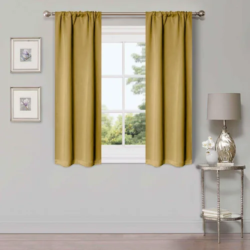 Vista 55 de Superior Cortinas opacas, oscurecimiento de habitación, dormitorio, cortinas, cocina, detalles de ventana de sala de estar, bloqueo solar, térmico