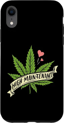 Vista 25 de High Maintenance Weed Cannabis Pocket 420 THC Stoner Gift Case for iPhone 17