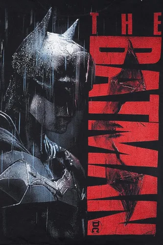 Vista 3 de DC Comics - Sudadera con capucha The Batman - Raining Vengeance - Negro