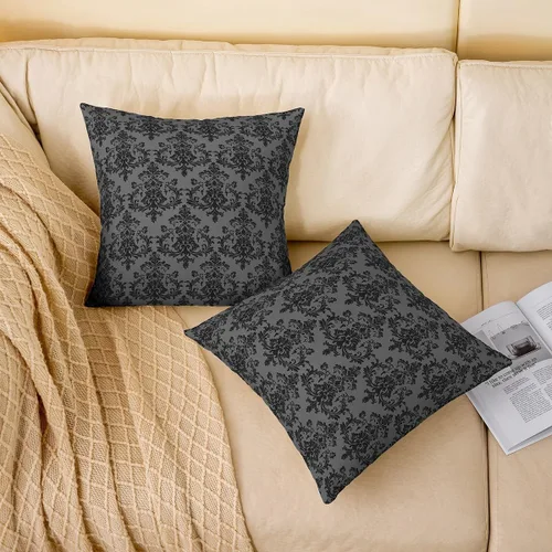 Vista 65 de Guitar Print Double Sides Print Pillow Covers 16"x16",Music Themed Bass Instruments Pillowcase Soft Square Cushion Cases,Rustic Music Score Note