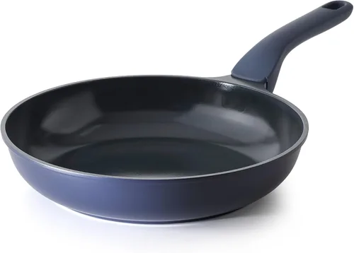 Vista 17 de PRICUSIS - Sartén antiadherente de 8/10/12 pulgadas con mango que no se calienta, completamente recubierta, compatible con inducción y apta