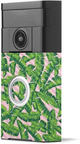 Vista 21 de MightySkins - Piel de fibra de carbono para timbre de video con anillo – Madera abstracta Acabado de fibra de carbono texturizado protector