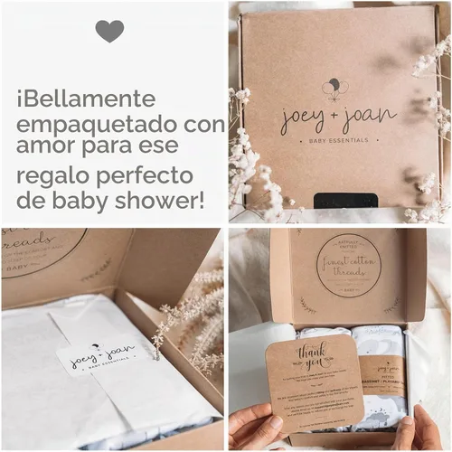 Vista 4 de Joey + Joan Sábanas bajeras de cuna para bebé Beside Dreamer Bedside Sleeper y Chicco Next2Me - Se adapta a colchones de 20 x 33 pulgadas - Suave