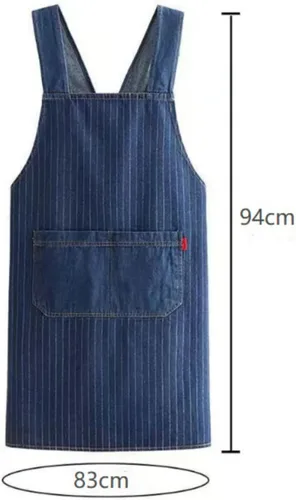 Vista 6 de Delantal Jour para adultos, delantal de algodón ligero con bolsillo frontal, ideal para uso diario, delantales para mujeres y hombres