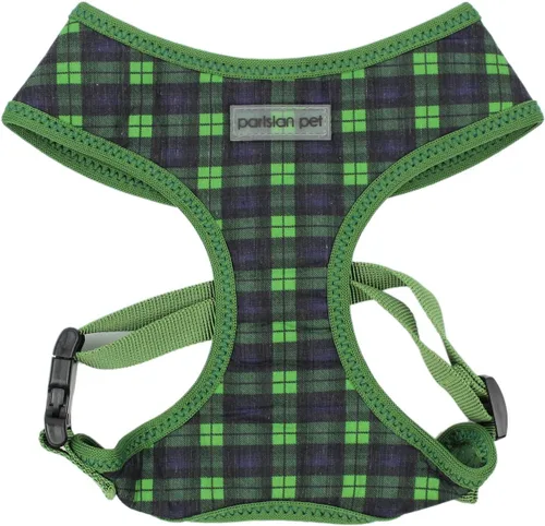 Vista 8 de Arnés para perro Parisian Pet - Arnés de libertad ajustable - Chaleco para perro de camuflaje verde - Arnés para perro de 100% tela de malla