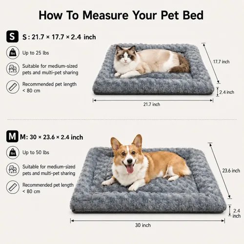 Vista 7 de Cama autocalentable para mascotas para gatos de interior y perros pequeños