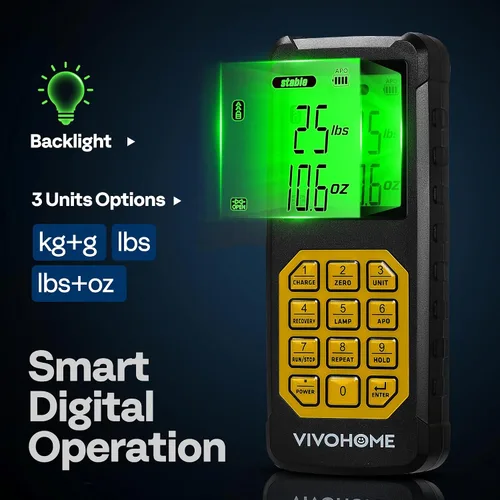Vista 6 de VIVOHOME Báscula electrónica de carga de refrigerante con válvula de carga de dosificación automática separada con bomba de vacío de paletas