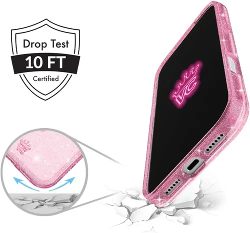 Vista 851 de VELVET CAVIAR Funda para iPhone 15, compatible con MagSafe, probada contra caídas de 10 pies, fundas protectoras de diseño, leopardo color rosa