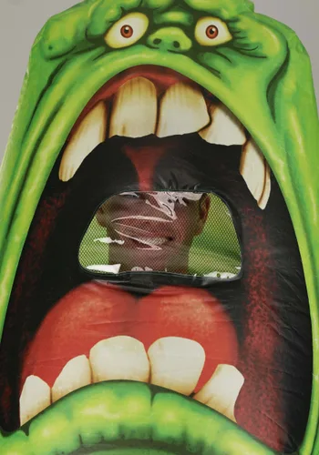 Vista 2 de Disfraz Inflable de Slimer de Ghostbusters para Adultos Multicolor