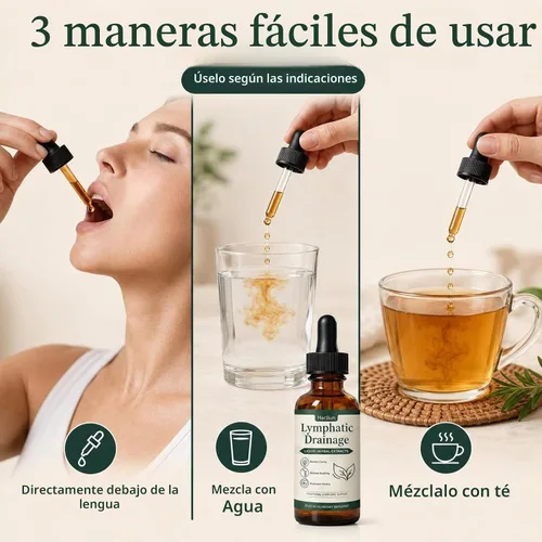 Vista 7 de Drenaje linfático: gotas de drenaje linfático, limpieza y alivio de la hinchazón que apoya la salud linfática (2 onzas líquidas)
