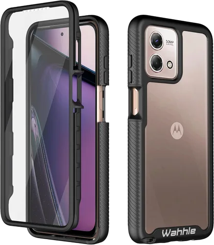 Vista 20 de Funda compatible con Motorola Edge 5G UW, protector de pantalla integrado de cuerpo completo, a prueba de golpes, ajuste delgado, funda protectora