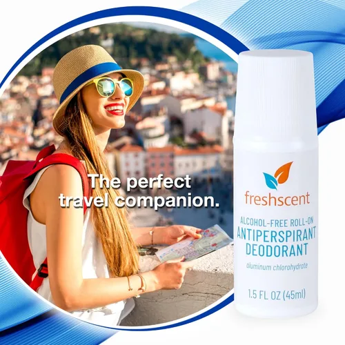 Vista 5 de Freshscent Desodorante roll-on sin alcohol, 1.5 onzas, paquete de 96