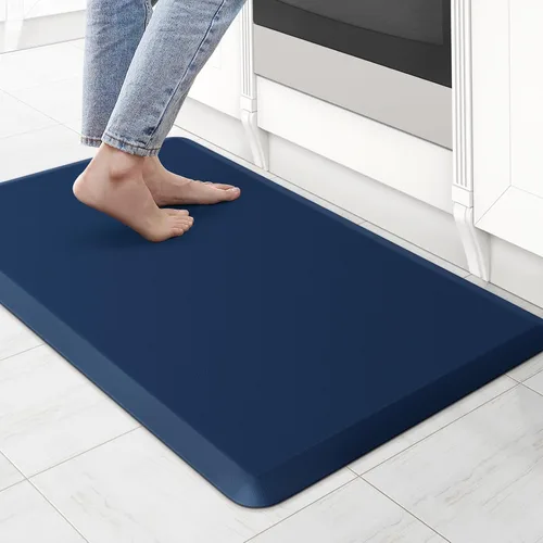 Vista 72 de KitchenClouds Alfombra de Cocina Acolchada Anti Fatiga 17.3"x28" Impermeable, Antideslizante, Alfombras de Pie y Comodidad para Escritorio/Piso