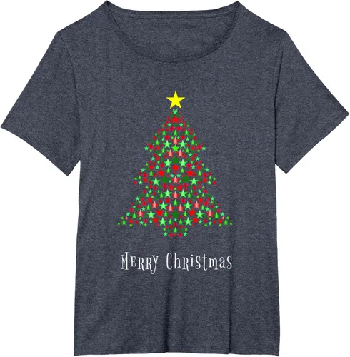 Vista 77 de Celebración del árbol de Navidad - Feliz Navidad - Camiseta de Navidad