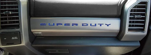 Vista 17 de TufSkinz - Letras adhesivas para la caja de guantes Super Duty - Compatibles con Super Duty 2017-2022