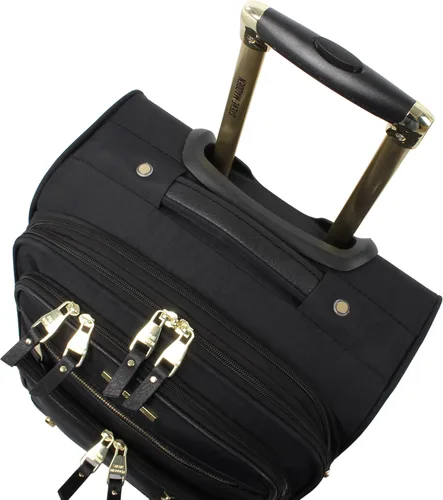 Vista 6 de Steve Madden Designer Luggage Collection - Maleta ligera y expandible para hombres y mujeres, bolsa de transporte duradera de 20 pulgadas con ruedas