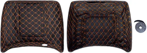 Vista 17 de Advanblack Forros para Tour Pack, Forro con Costura de Hilo Negro King Tour Pack