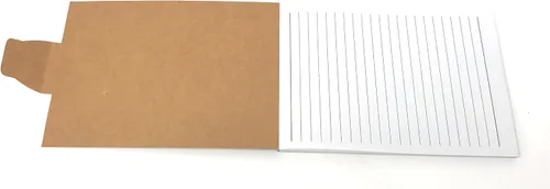 Vista 3 de Funiverse Surtido de 20 cuadernos plegables a granel, hechos de 80% papel reciclado posconsumo