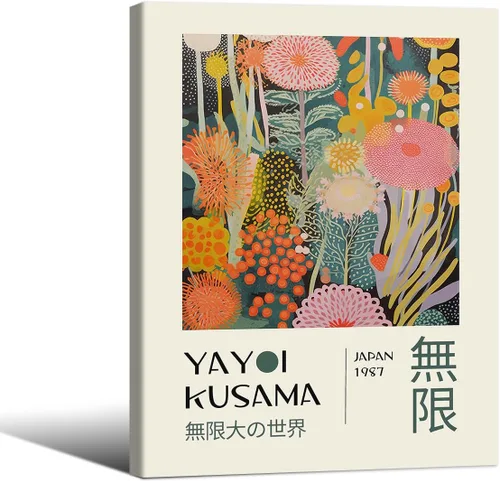 Vista 31 de Podafu Arte de Pared en Lienzo de Casa de Té Japonesa de Tokio - Decoración Moderna Ukiyo-e - Marco Negro - 10L" x 8W" - Dormitorio y Sala de Estar