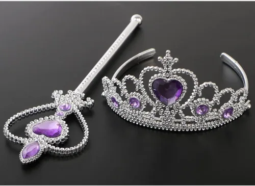 Vista 5 de kilofly Juego de joyas de princesa para regalo de cumpleaños para niñas