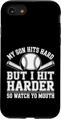 Vista 18 de My Son Hits Hard But I Hit Harder So Watch Yo Mouth - Case for iPhone 16