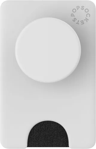 Vista 5 de PopSockets - Cartera de teléfono con agarre extensible para teléfono, tarjetero para teléfono - blanco y negro Blanco negro