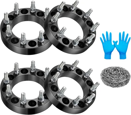 Vista 16 de BDFHYK 6x139.7mm Separadores de Rueda 1 Pulgada 6x5.5 Separador de Rueda Central Compatible con Ram 1500 2019-2024, Adaptadores de Rueda Forjados