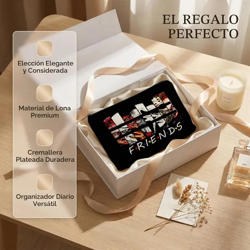 Vista 6 de Bolsa de maquillaje Travel World Terror negro