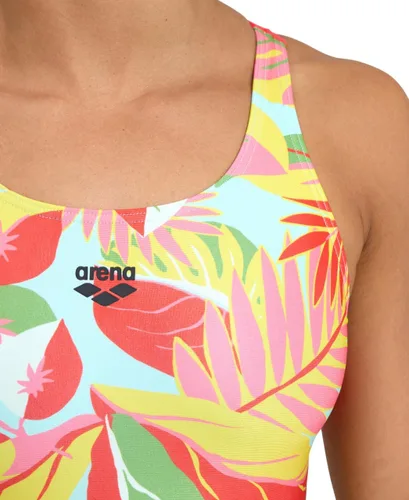 Vista 3 de ARENA Performance Tropic - Traje de baño de una pieza para mujer con control Pro Back MaxLife