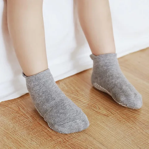 Vista 7 de SIMYJOY ENJOY THE SIMPLICITY Calcetines antideslizantes para niños pequeños con agarre calcetines de algodón con agarre