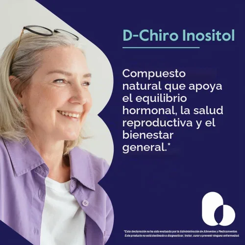 Vista 4 de BESTVITE D-Chiro Inositol (120 cápsulas vegetales) - Sin estearatos