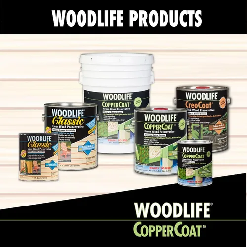 Vista 10 de WOODLIFE 1901A-4PK CopperCoat Conservante de madera verde, 0.88 galones, verde, paquete de 4
