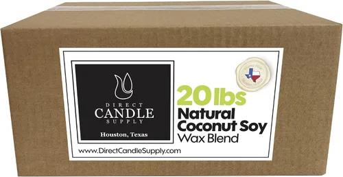Vista 8 de Direct Candle Supply - Mezcla de cera de soja y coco para hacer velas - Mezcla cremosa de 5 libras para formulación de fragancias de alta carga